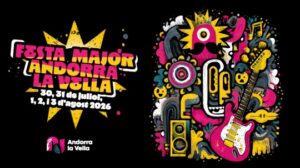 Cartel colorido de la Festa Major d'Andorra la Vella 2026