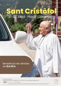 Ceremonia de bendición de vehículos en la festividad de Sant Cristòfol