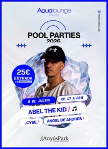 Fiesta de verano en AnyósPark con Abel The Kid y música en vivo.