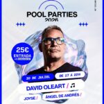 Fiesta en la piscina con David Oleart en AnyósPark durante el verano