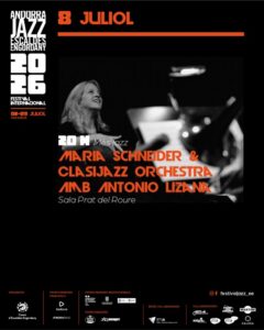 Maria Schneider y Clasijazz Orchestra en el Festival de Jazz de Escaldes-Engordany.