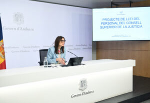 Presentación del nuevo proyecto de ley del Consell Superior de la Justícia en Andorra.
