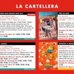 Cartelera de películas en los Cinemas Illa Carlemany de Escaldes-Engordany
