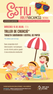 Taller infantil de creación de tarjetas submarinas y abanicos de papel en Sant Julià de Lòria