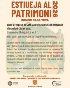 Visita guiada a la iglesia de Sant Joan de Caselles y su mural restaurado