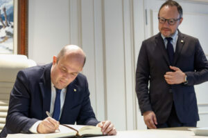 El cap de Govern Xavier Espot y Frédéric Rose en reunión oficial en Andorra