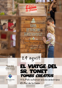 Niños participando en actividades creativas en el Pas de la Casa
