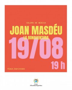 Cartel del concierto gratuito de Joan Masdéu en Escaldes-Engordany