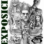 Cartel de la exposición de Oscar Calibos sobre cine clásico en La Massana
