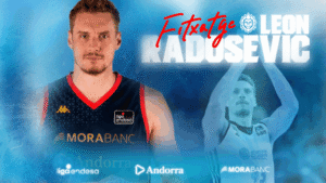Leon Radosevic en la camiseta del MoraBanc Andorra