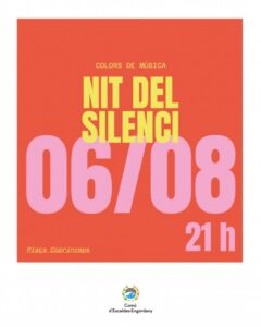 Cartel de la Nit del Silenci con información del evento musical