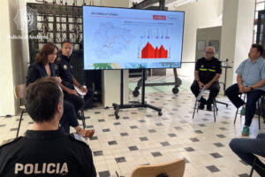 Presentación del dispositivo de seguridad para La Vuelta en Andorra