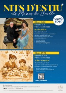 Soprano Laura Coll y pianista Jordi Barceló en recital lírico gratuito