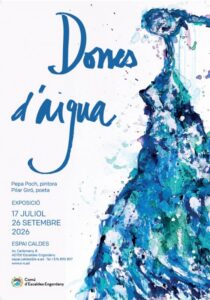 Cartel del recital de poesía sobre dones d’aigua en Escaldes-Engordany