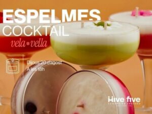 Espelmas de cocktail en un taller creativo en Andorra la Vella