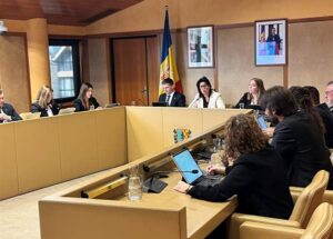 Reunión del Consell de Comú de La Massana sobre el mirador escénico.