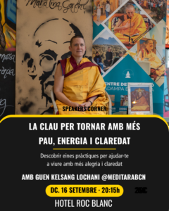 Guen Kelsang Lochani en charla sobre paz y claridad personal
