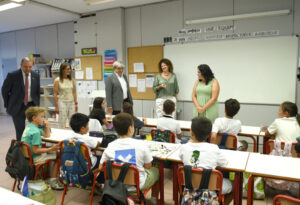 Alumnos en clase durante el inicio del curso escolar 2026-2027 en Andorra