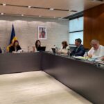 Reunión del Comú de Ordino sobre el nuevo centro sociosanitario en la Cortinada
