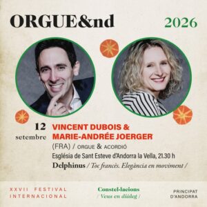 Concierto con Vicent Dubois y Marie-Andrée Joerger en Andorra la Vella