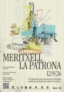 Cartel del espectáculo gratuito dedicado a la patrona Meritxell en Canillo