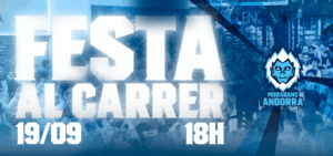 Cartel del evento Festa al Carrer del BC MoraBanc Andorra