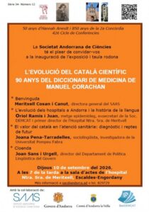 Inauguración de la exposición sobre el Diccionario de Medicina de Manuel Corachan en Andorra