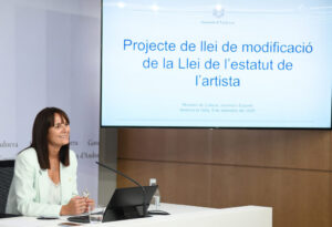 Presentación del proyecto de ley sobre el Estatuto del Artista en Andorra