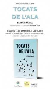 Portada del libro Tocats de l'ala de Elvira Nadal
