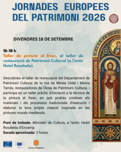 Taller de pintura al fresco en las Jornadas Europeas del Patrimonio 2026