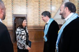 La ministra de Asuntos Exteriores de Andorra en San Marino