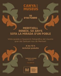 Cartel de la celebración de los 50 años de Meritxell con detalles del evento.