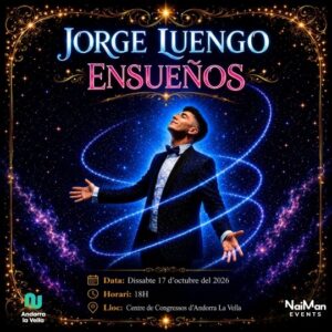 Jorge Luengo en su espectáculo de magia Ensueños en Andorra la Vella